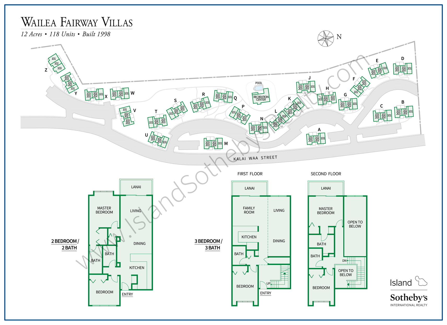 Map of Wailea Fairway Villas Maui